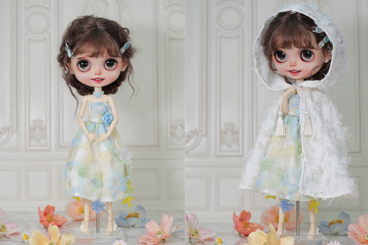Miss Rosebud Dress- 1/6 BJD Doll Outfits for LULU Body Size