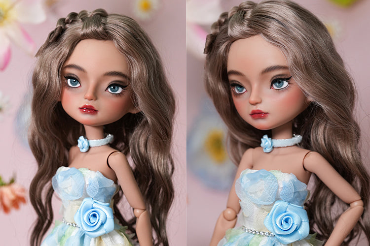 Miss Rosebud Dress- 1/6 BJD Doll Outfits for LULU Body Size