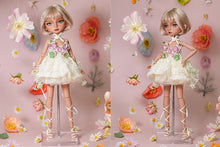 Load image into Gallery viewer, Tulip and Butterfly Dress- 1/6 BJD Doll Outfits for LULU Body Size