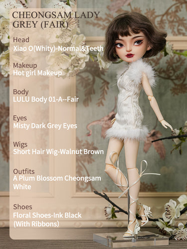 Cheongsam Lady 30cm BJD Doll By LULUDAO