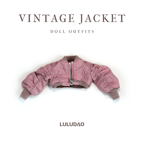 Vintage Jacket - 1/6 BJD Doll Outfits for LULU Body Size
