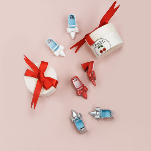 Bow-Tie Pointed Mary Janes - 1/6 BJD Doll Shoes for LULU Body Size