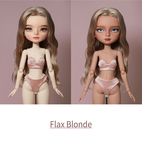 Natural Long Hair - 1/6 BJD Doll Head Circumference Size By LULUDAO