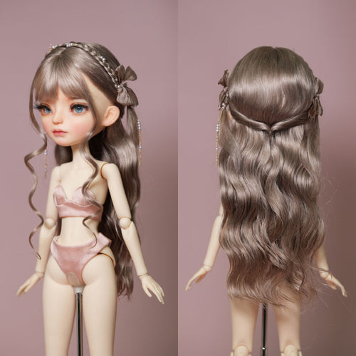 Twisted Braid Cropped Hair- 1/6 BJD Doll Head Circumference Size By LULUDAO