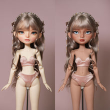 Load image into Gallery viewer, Twisted Braid Cropped Hair- 1/6 BJD Doll Head Circumference Size By LULUDAO
