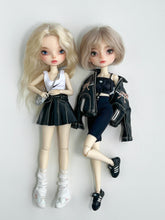 Load image into Gallery viewer, Bow-Knot Leather Jacket Set - 1/6 BJD Doll Outfits for LULU Body Size