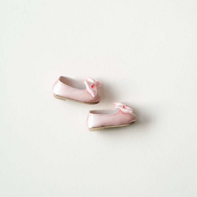 Bow-Tie Ballet Flats (Satin) - 1/6 BJD Doll Shoes for Baby YAYA Size