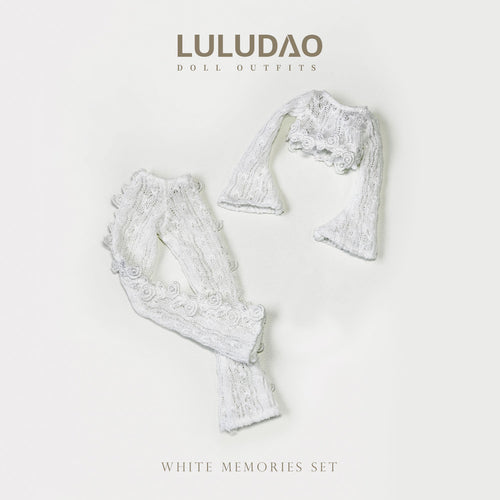 White Memories Set- 1/6 BJD Doll Outfits for LULU Body Size