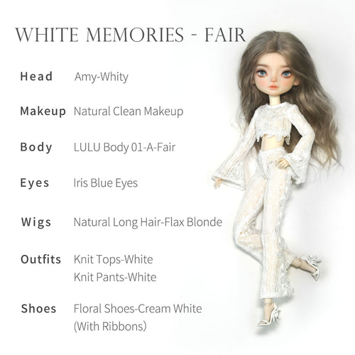 White Memories 30cm BJD Doll By LULUDAO