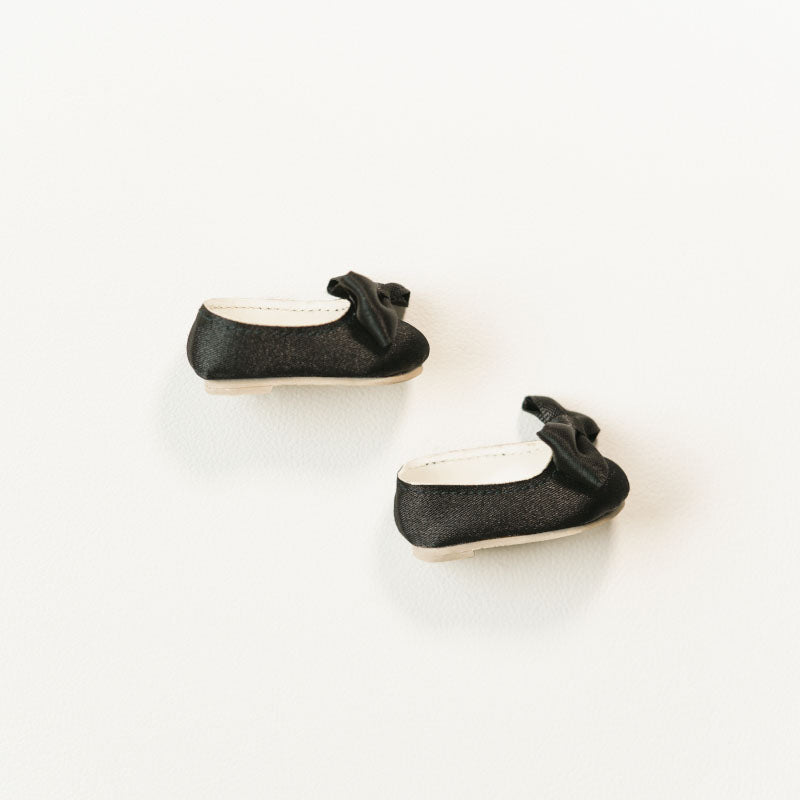 Bow-Tie Ballet Flats (Satin) - 1/6 BJD Doll Shoes for Baby YAYA Size