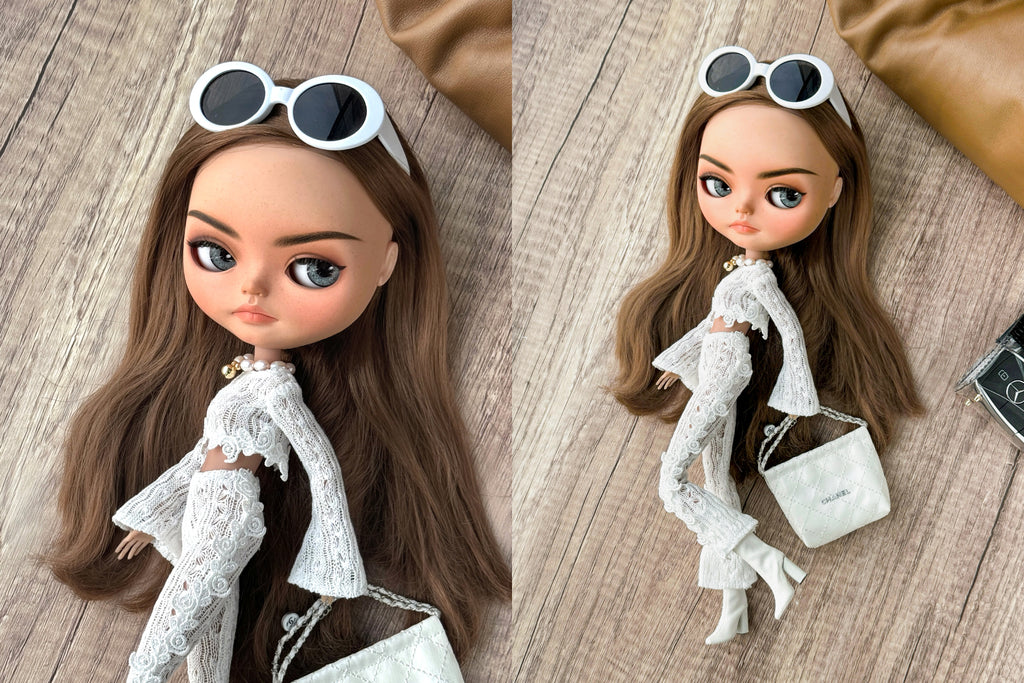 White Memories Set- 1/6 BJD Doll Outfits for LULU Body Size