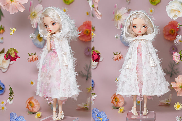 Miss Rosebud Dress- 1/6 BJD Doll Outfits for LULU Body Size