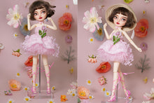 Load image into Gallery viewer, Tulip and Butterfly Dress- 1/6 BJD Doll Outfits for LULU Body Size