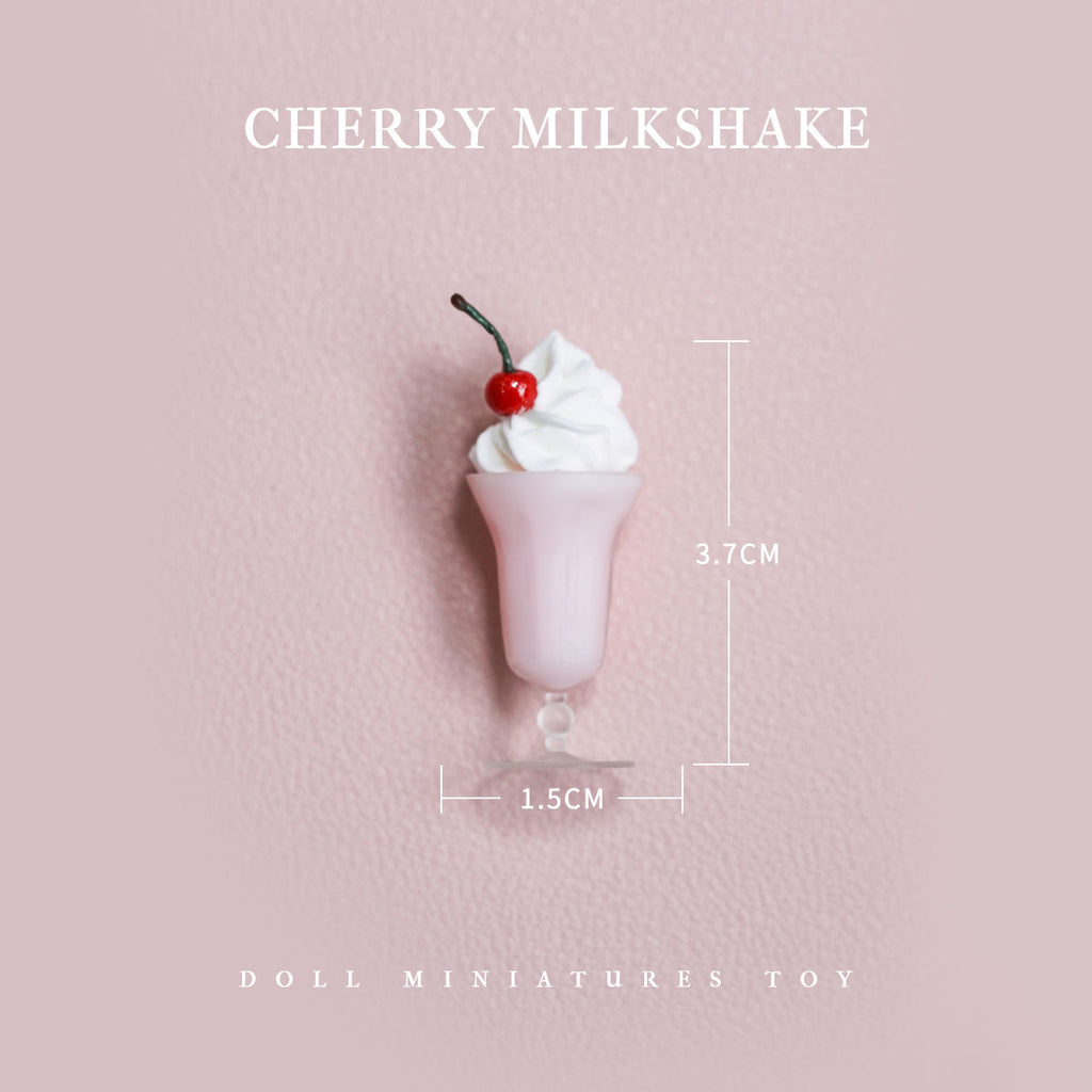 Cherry Birthday Cake Set - 1/6 BJD Doll Miniatures Toy