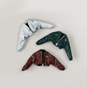 Chic Cropped Bomber Jacket- 1/6 BJD Doll Outfits for LULU Body Size