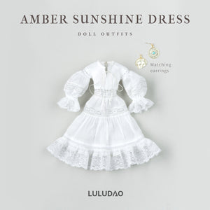 Amber Sunshine Dress- 1/6 BJD Doll Outfits for LULU Body Size
