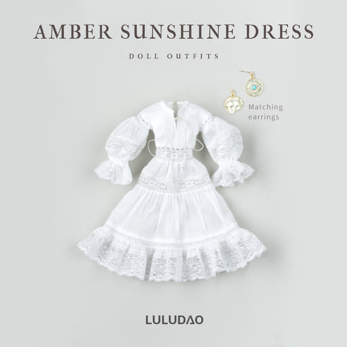 Amber Sunshine Dress- 1/6 BJD Doll Outfits for LULU Body Size