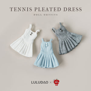 Tennis Pleated Dress- 1/6 BJD Doll Outfits for LULU Body Size