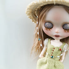 Load image into Gallery viewer, Vacation Style Straw Hat - 1/6 BJD Doll Size And Blythe Size Acessories By LULUDAO