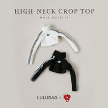 Load image into Gallery viewer, High-Neck Crop Top- 1/6 BJD Doll Outfits for LULU Body Size