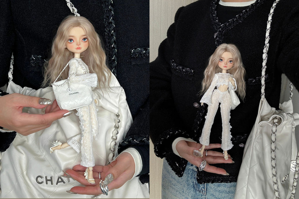 White Memories Set- 1/6 BJD Doll Outfits for LULU Body Size