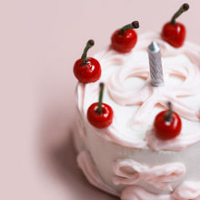 Load image into Gallery viewer, Cherry Birthday Cake Set - 1/6 BJD Doll Miniatures Toy