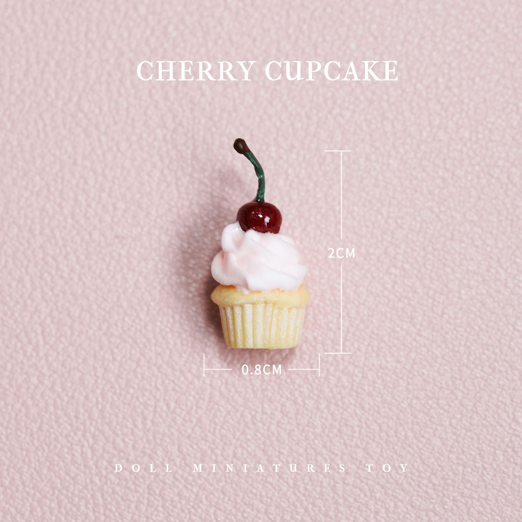 Cherry Birthday Cake Set - 1/6 BJD Doll Miniatures Toy