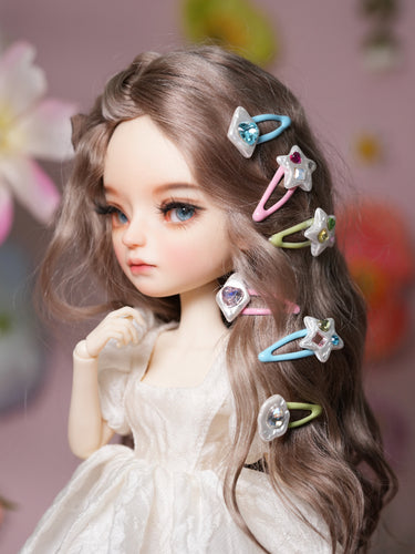 Star Imitation Pearl Diamond Hairpin-1/6 BJD Doll Size Acessories By LULUDAO
