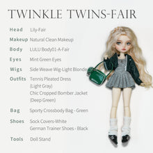 Load image into Gallery viewer, Twinkle Twins - 30cm BJD Doll By LULUDAO