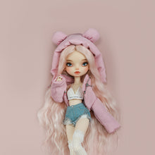 Load image into Gallery viewer, Bear-Ear Hooded Cotton Coat (with Gloves)- 1/6 BJD Doll Outfits for LULU Body Size