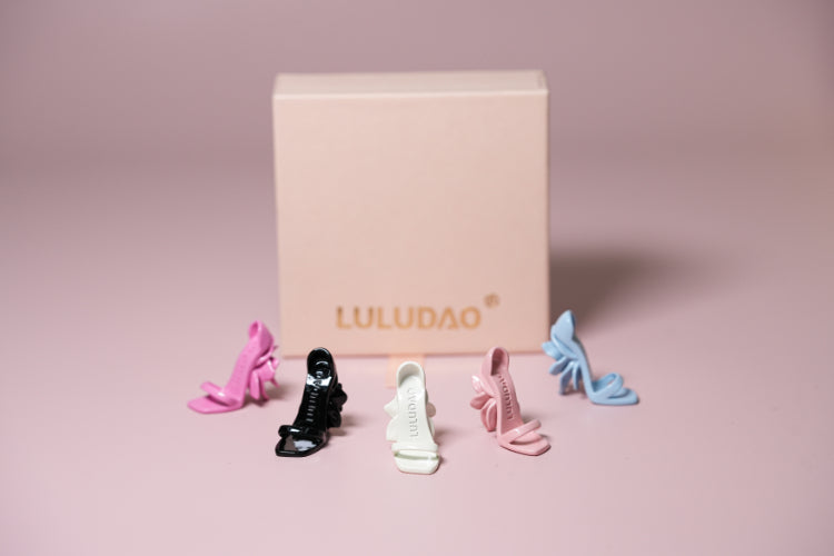 Floral Shoes（ With Ribbons）- 1/6 BJD Doll Shoes