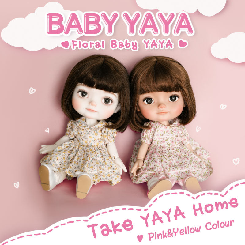 Floral Baby YAYA 26cm BJD Doll | Lulu's Treasures – LULUDAODOLL