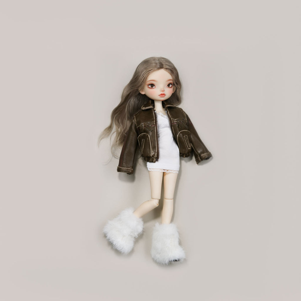 Furry Boots--1/6 BJD Doll  Shoes for LULU Body Size