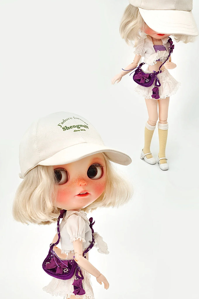 Silk velvet bow bag - 1/6 BJD Doll  Acessories for LULU Body Size