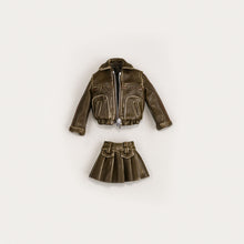 Load image into Gallery viewer, Bow-Knot Leather Jacket Set - 1/6 BJD Doll Outfits for LULU Body Size