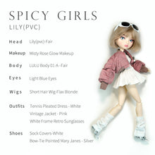 Load image into Gallery viewer, SPICY GIRLS Lily（PVC）30cm BJD Doll By LULUDAO