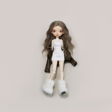 Load image into Gallery viewer, Bow-Knot Leather Jacket Set - 1/6 BJD Doll Outfits for LULU Body Size