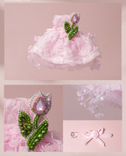 Load image into Gallery viewer, Tulip and Butterfly Dress- 1/6 BJD Doll Outfits for LULU Body Size