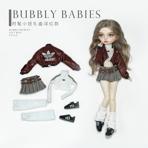 Houndstooth Pleated Skirt- 1/6 BJD Doll Outfits for LULU Body Size