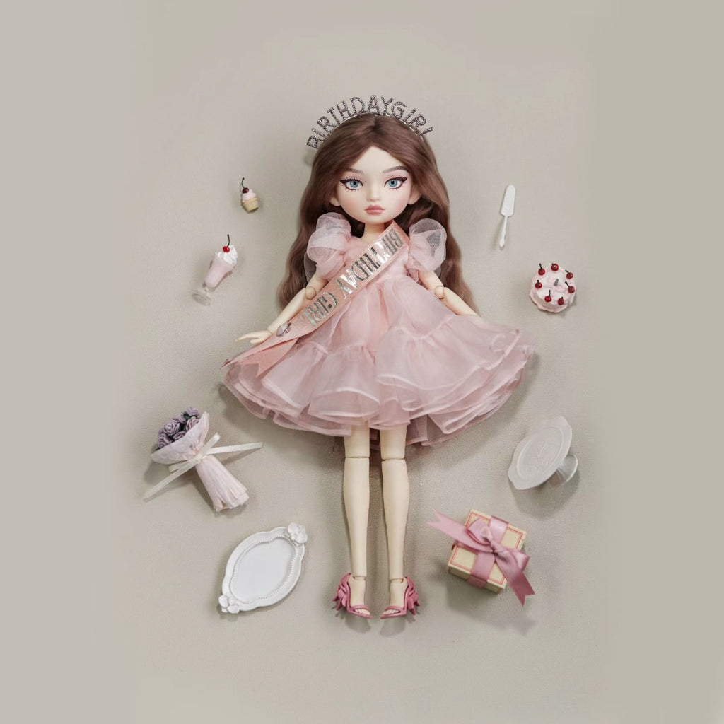 Birthday Girl Lily（PVC）30cm BJD Doll By LULUDAO