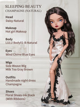 Load image into Gallery viewer, Sleeping Beauty - Champagne (Natural)30cm BJD Doll By LULUDAO