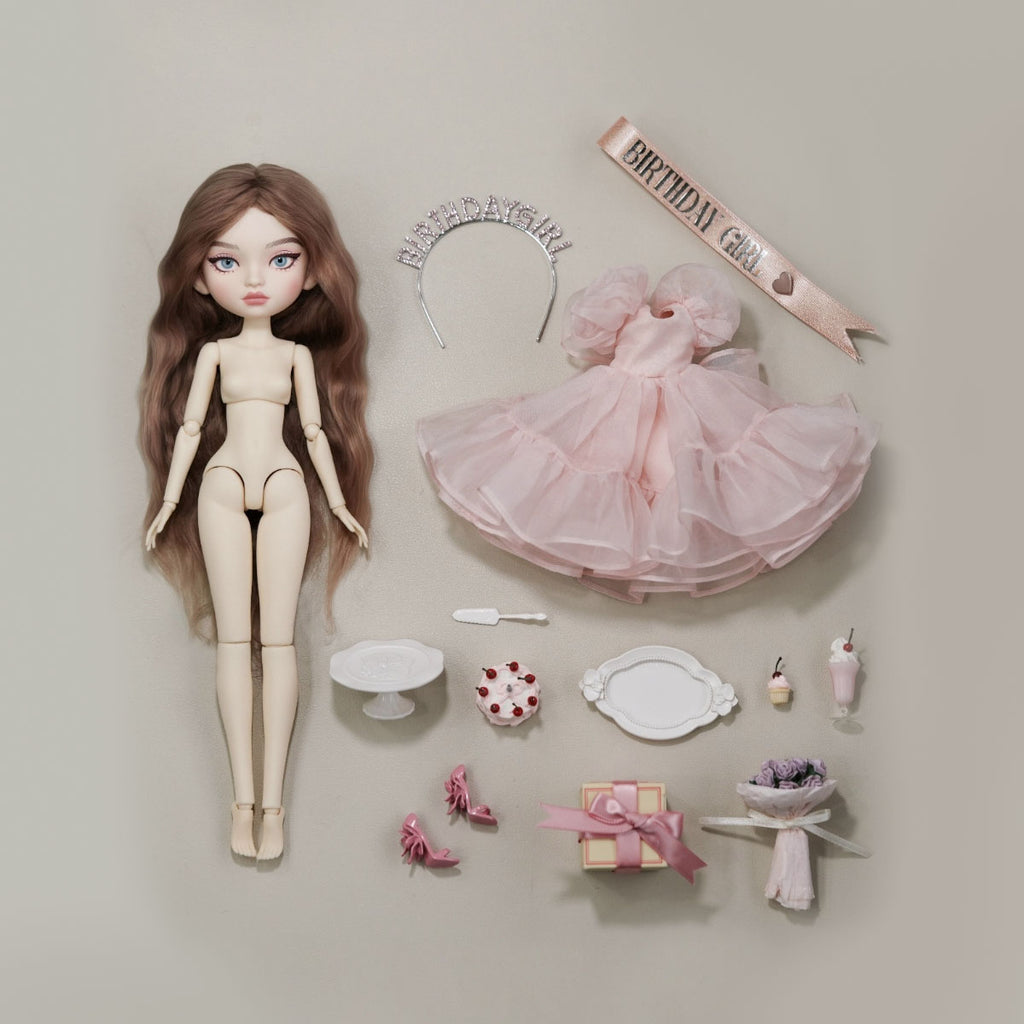 Birthday Girl Lily（PVC）30cm BJD Doll By LULUDAO