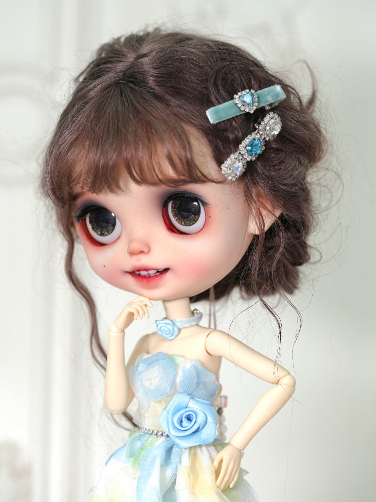 Velvet Diamond Hairpin-1/6 BJD Doll Size And Blythe Size Acessories By LULUDAO