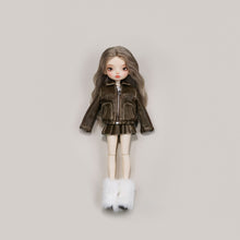 Load image into Gallery viewer, Bow-Knot Leather Jacket Set - 1/6 BJD Doll Outfits for LULU Body Size