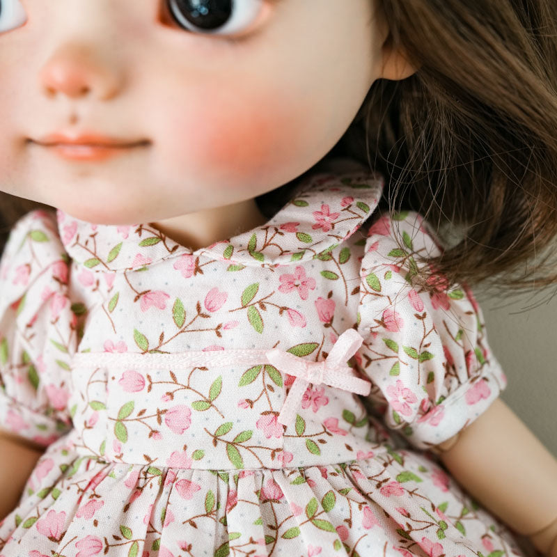 Floral Print Three-Piece Set - 1/6 BJD Doll Outfits for Baby YAYA Size