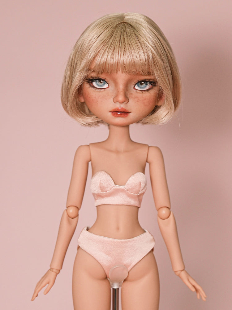 Short Hair Wig - 1/6 BJD Doll Head Circumference Size By LULUDAO