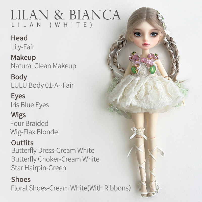 Lilan & Bianca 30cm BJD Doll By LULUDAO