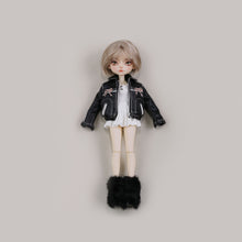 Load image into Gallery viewer, Bow-Knot Leather Jacket Set - 1/6 BJD Doll Outfits for LULU Body Size