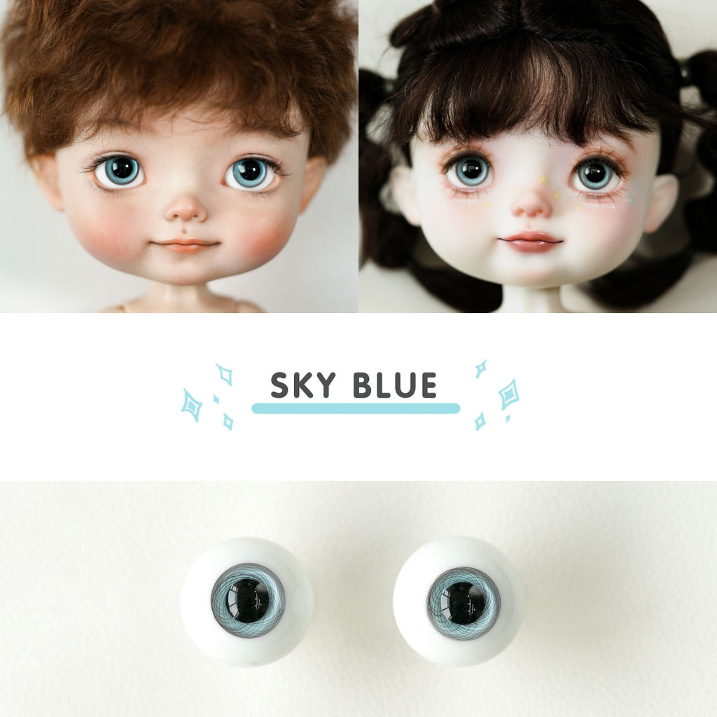 Simulation Eyes -  BJD Doll 18/10mm Glass Eyes for Baby YAYA  Size