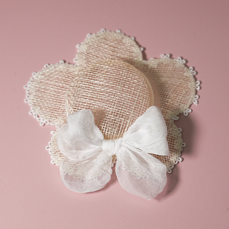 Flower-Shaped Straw Hat -1/6 BJD Doll Size Acessories By LULUDAO